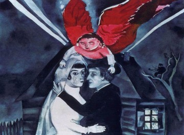 contemporain Tableau Peinture - Mariage contemporain Marc Chagall